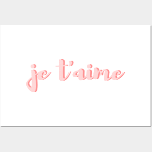 Je t'aime Posters and Art